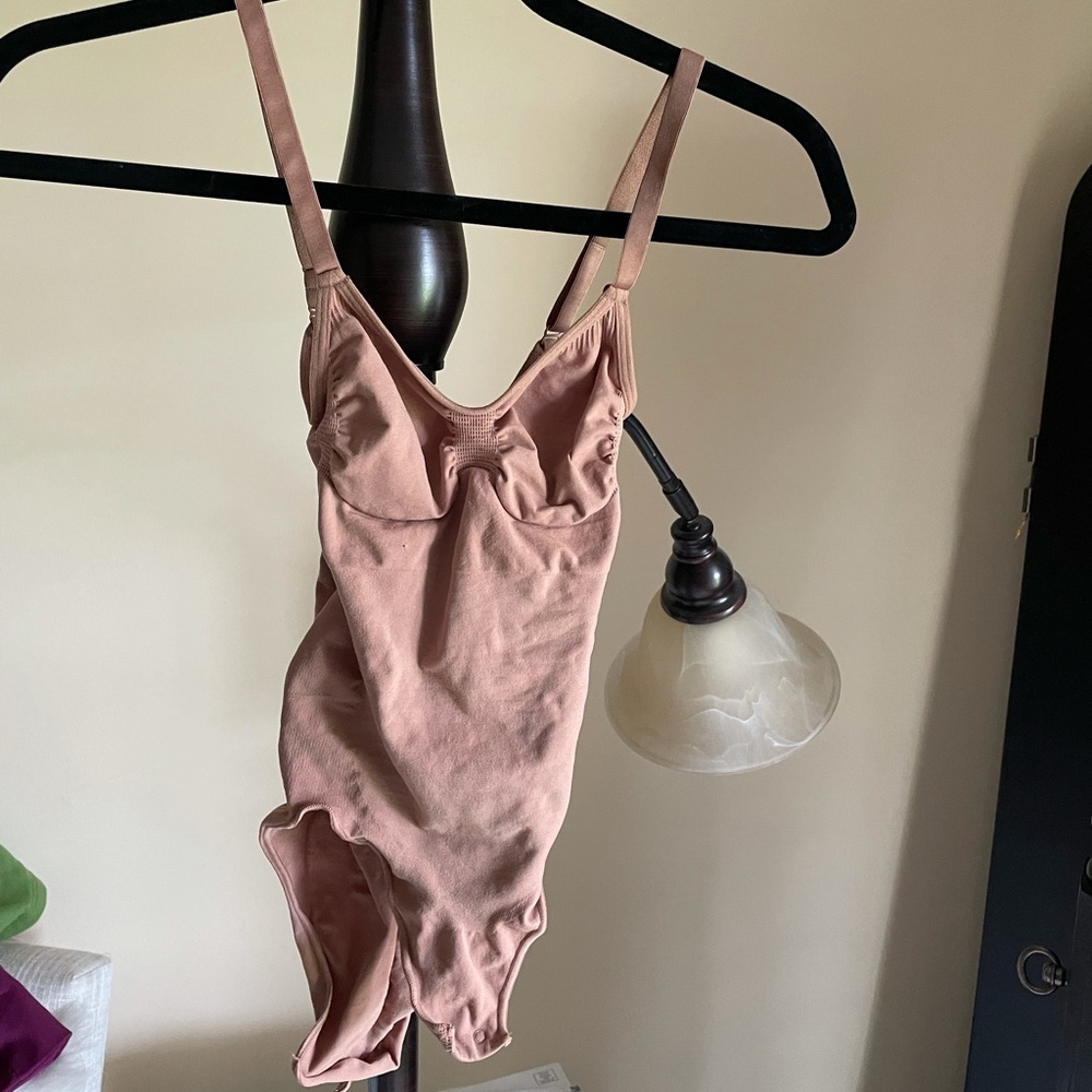 Skims Sculpting Snaps Bodysuit in Sienna